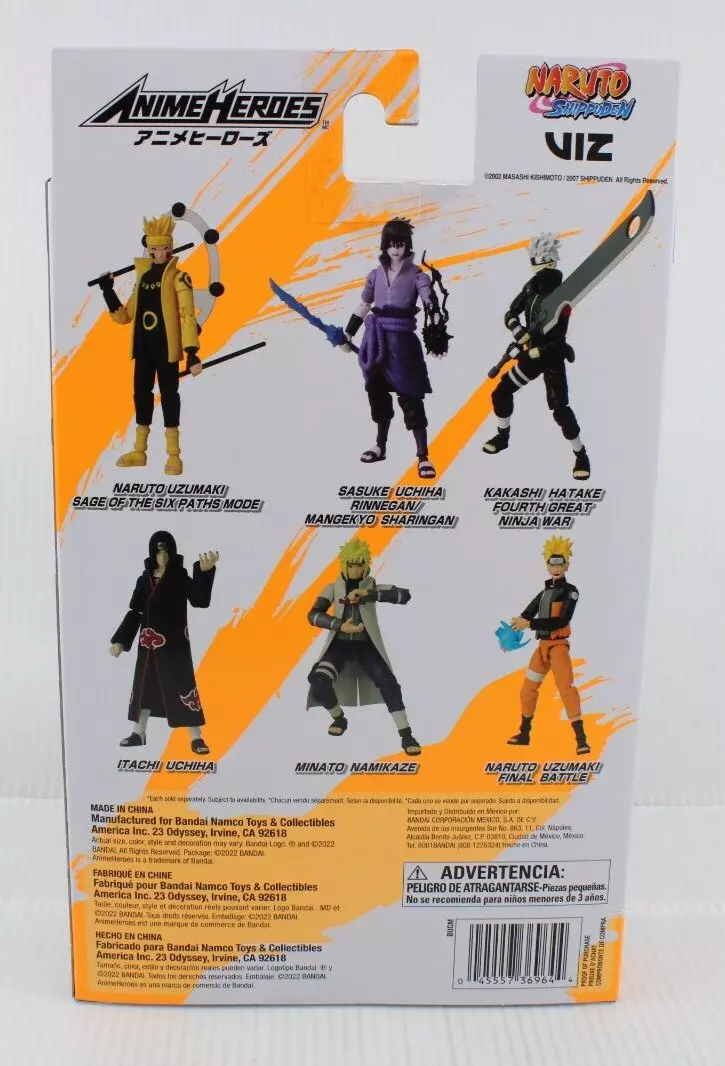 Naruto Uzumaki - Final Battle - Anime Heroes - Bandai action figure