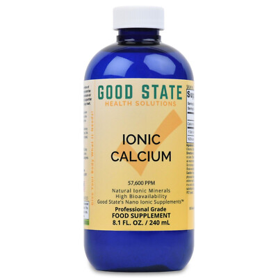 Good State - Liquid Ionic Calcium (96 servings at 144 mg elemental) (8 fl oz)