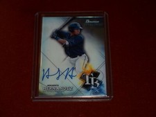 2021 Bowman Sterling Prospect Auto Heriberto Hernandez