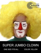 Medium and Super Jumbo Clown Wigs