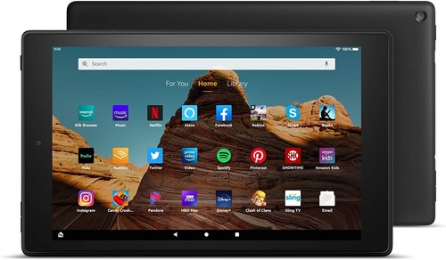 Amazon Kindle Fire HD 10 Tablet (10.1", 32GB) Black 11th 2021 Edition - With Ad - Picture 4 of 5