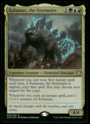 1x FOIL Kalamax, the Stormsire - Commander 2020 -NM-Mint - MTG