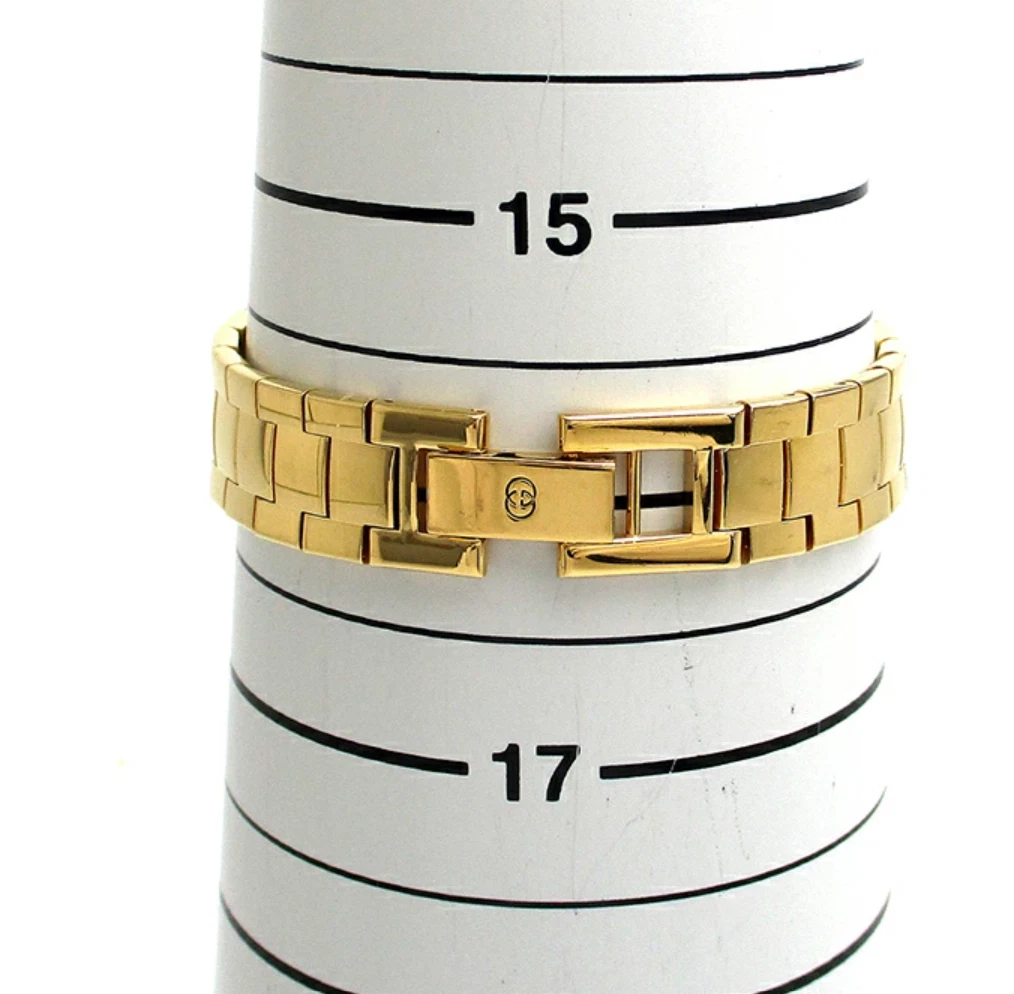Montre GUCCI 3300 M Quartz Cadran Vert Or Fonctionne Occasion FS pour Femme