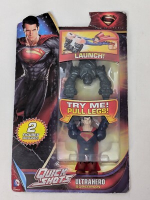 Man of Steel Movie Superman Quick Shots Fire Flighter Action Figure New See Pics