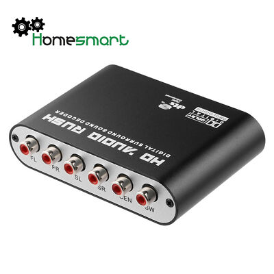 5.1 Audio Gear Digital to 5.1 CH Analog Surround Sound Rush AC3/DTS Decoder AHS