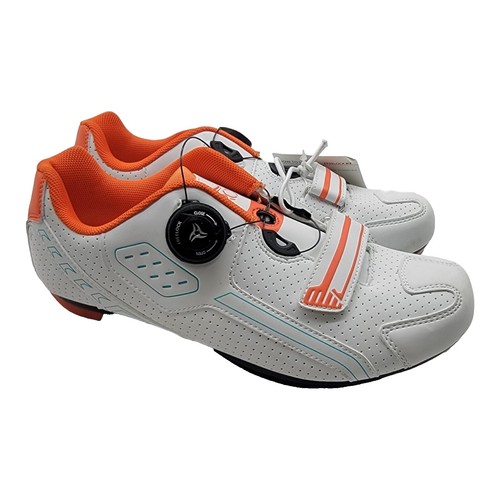 Chaussures De Cyclisme Peloton - Femme Pointure 39 (US 8) - Noir/Blanc/Rouge - Occasion
