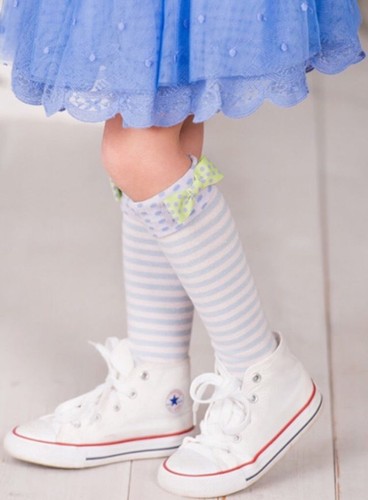 NEW Girls Matilda Jane Adventure Begins Tic-Tac-Bow Socks size L Large 1-4 - Picture 2 of 2
