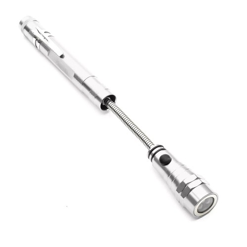 Pocket Metal LED Flexi Light Torch 17cm - 56cm 360 Magnetic Head Base Lifts 1kg - Picture 6 of 9