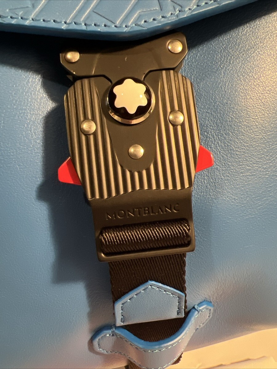 $1810 MSRP - MONTBLANC M_GRAM 4810 LT BACKPACK BLUE M LOCK