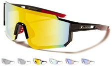 X Loop Sunglasses Wrap Around Plastic Frames Sport Cycling Running Biker For Men