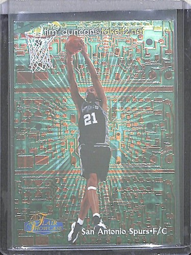 Tim Duncan #2 1998 Flair Showcase TAKEIT2.Net card