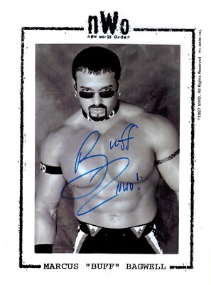 MARCUS ''BUFF'' BAGWELL - Original handsigniertes Autogramm auf Foto 15x20cm (768)
