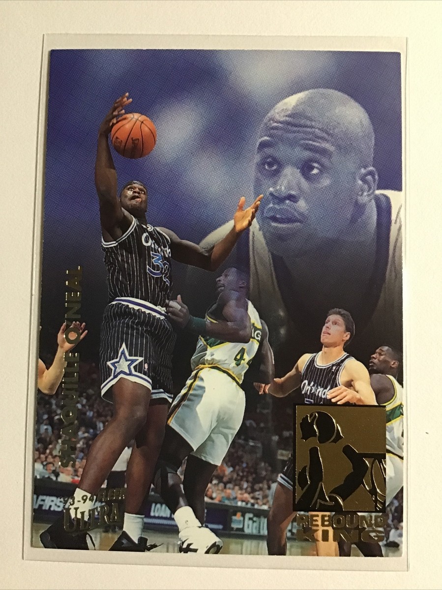 1993-94 Fleer Ultra REBOUND KING #9 Of 10 Shaquille O'Neal SHAQ