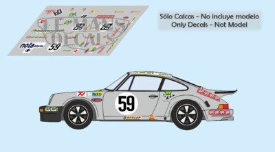 Decals 1/43 Porsche 911 #106 – Nürburgring 1969 – Neuhaus/Fröhlich – ALO Decals – Décalcomanie Vintage