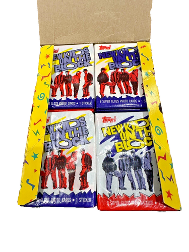 NUEVO KIDS ON THE BLOCK 1989 TOPPS TARJETAS COLECCIONABLES CAJA 36 PAQUETES SELLADOS DE FÁBRICA - Imagen 5 de 7