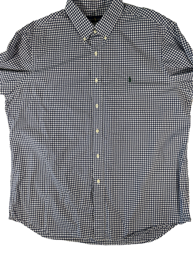 Ralph Lauren Shirt Button Down Classic Fit Mens XXL Blue Gingham Pony Preppy - Picture 3 of 9