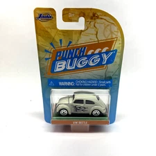 Jada Punch Buggy Slug Bug Vehicle VW Beetle Gray w/Flames #14051 Volkswagen