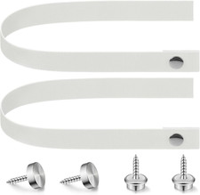 2 Pcs RV Door Straps with 4 Pcs Button Snap 18 Inch Camper RV Sliding Door St...