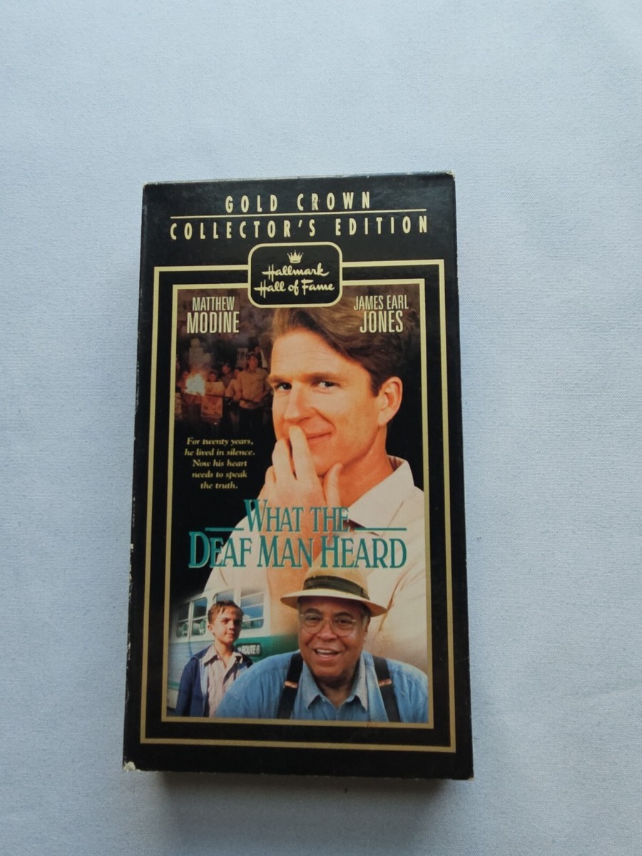 What The Deaf Man Heard VHS Tape, COMPLETE/TESTED SEE PHOTOS