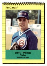 1991 Geneva Cubs ProCards #4217 Steve Trachsel Yorba Linda California CA Card