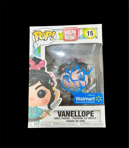 Sarah Silverman Signed Vanellope Funko Pop #15 COA Proof Photo