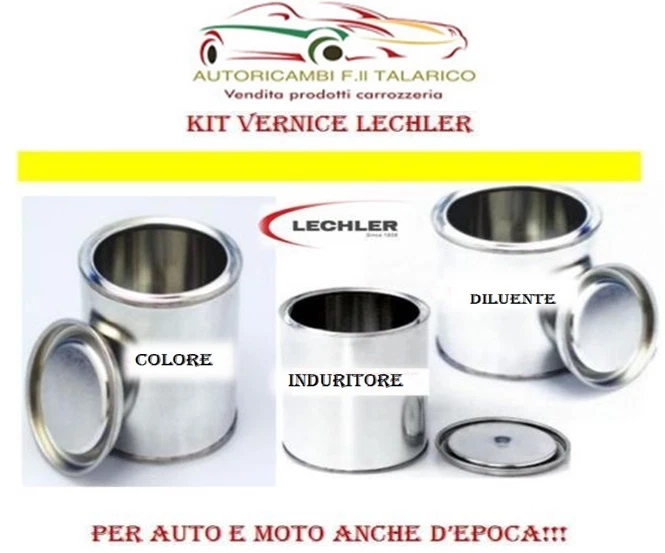 LECHLER KIT VERNICE INDUSTRIALE YANMAR 1 GRIGIO 1000 GR NITRO + DILUENTE 500 GR NITR6