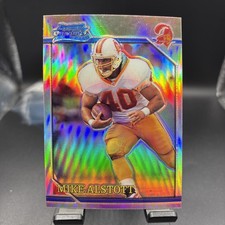 Mike Alstott 2001 Bowman Chrome Rookie Card #BRC8 Refractor. rookie card picture