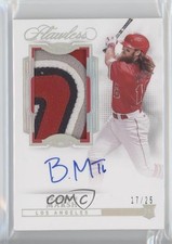 2022 Panini Flawless Rookie 17/25 Brandon Marsh #RPA-BM Patch Auto 10fh