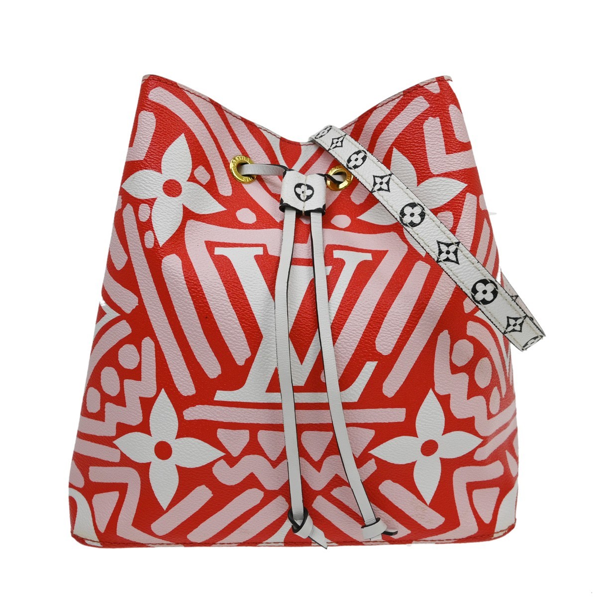 LOUIS VUITTON Neonoe Crafty Shoulder crossbody Bag Red FK2290 NQ10204