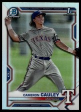 2021 Bowman Draft #BDC-192 Cameron Cauley Chrome Refractor