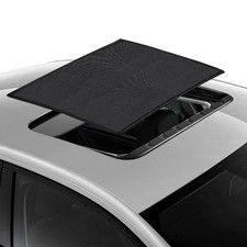 Car Sunroof Sun Shade 49.21" x 39.37" Magnetic Car Roof Breathable Mesh Cover
