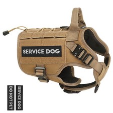 PETNANNY Tactical Service Dog Vest No-Pull Harness Molle for Training  ESA - Me