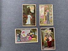 LANGUAGE OF FLOWERS - GLAMOUR, ROMANCE   - COLLECTION OF VINTAGE   POSTCARDS