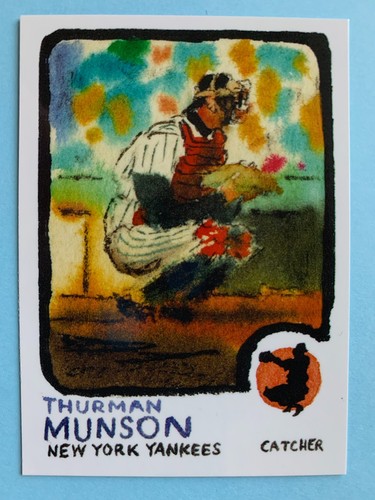 2025 Topps Shoebox Treasures THURMAN MUNSON  by Andy Friedman #39, NY Yankees - Picture 1 of 3