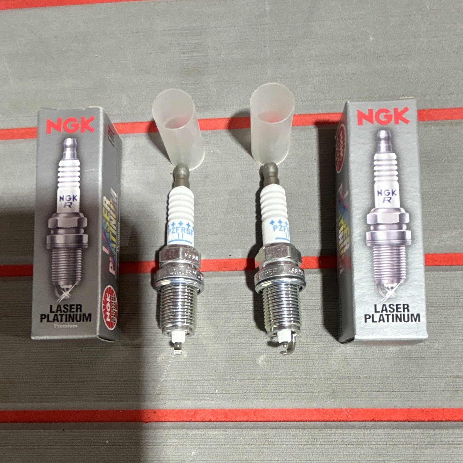 NGK PZFR5F-11 Spark Plugs Pack of 2 Brand New Genuine OEM Free Shipping USA