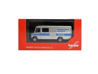 Herpa 098823 MB T2 Vario Kasten Polizei Tauchergruppe Wuppertal1:87 Neu