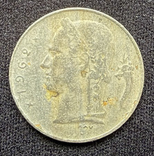Belgium 1962, 1 Franc - KM#143.1