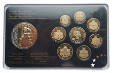 Grace Kelly - Monaco 2012 - Prestige Specimen Set - Próbki złota + Rodu