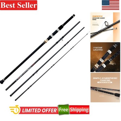 Ultra-Sensitive 15ft Graphite Spinning Rod - Fast Action for Surf Casting