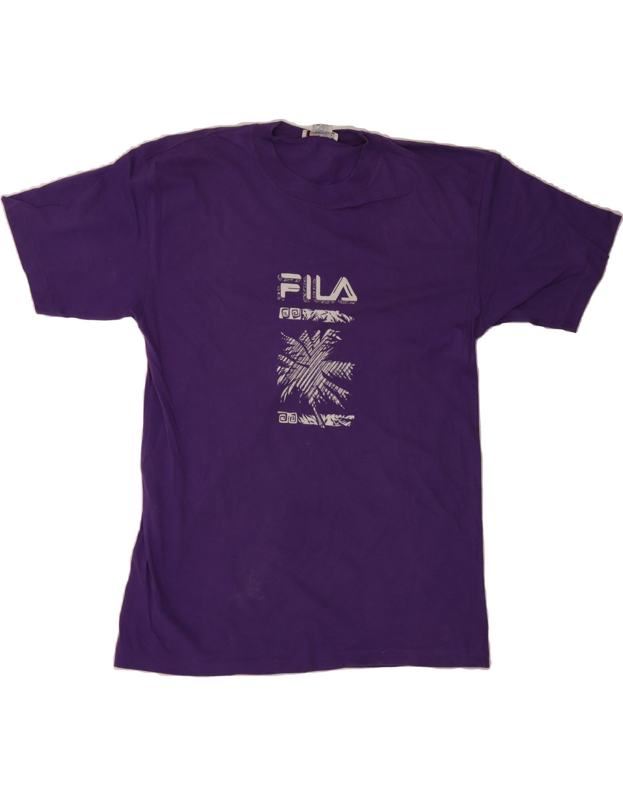 FILA Maglietta Uomo Grafica Top Grande Viola Cotone DP41