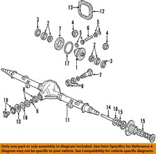 Ford Oem Rear-differential Case F75z4204ba Ford Oem Rear-differential Case F75z4204ba