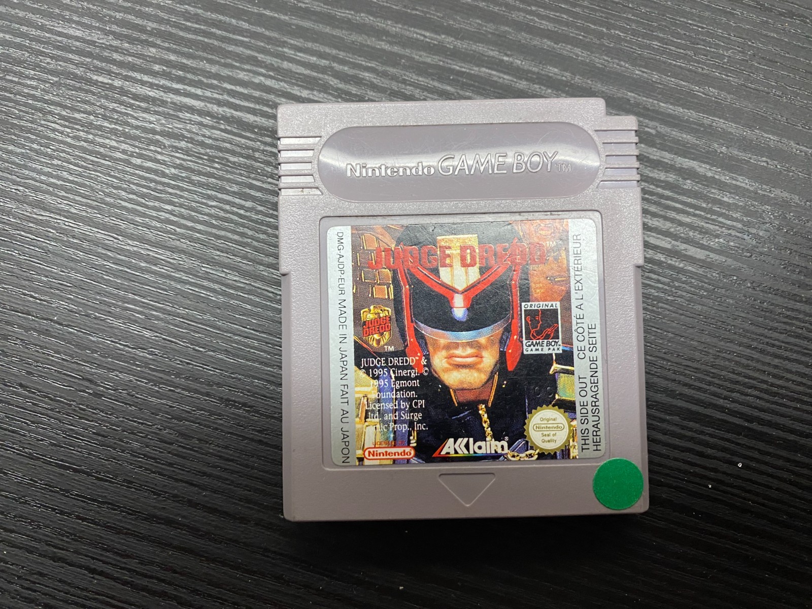 Judge Dredd Nintendo Game Boy Loose PAL GameBoy GB