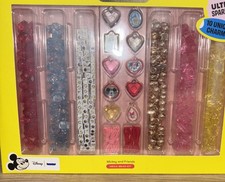 MICKEY AND FRIENDS MEGA BEAD KIT NEW IN BOX - Ultra Sparkle - 10 Unique Charms