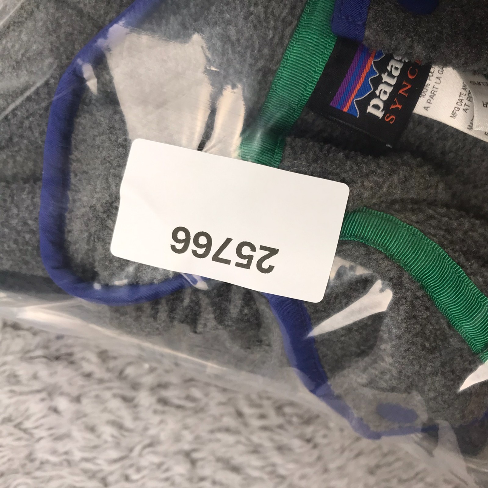 Patagonia Synchilla Snap-T Fleece Pullover Mens M Gray/Blue Sweater *Embroidery* thumbnail 8