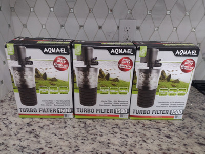 Aquael Turbo Filter 1500 Submersible Pump 65-90 Gallon Lot Of Three NIOB