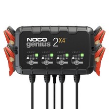 Noco Genius2x4 8-amp 4-bank 6 V12 V Smart Battery Charger Noco Genius2x4 8-amp 4-bank 6 V12 V Smart Battery Charger