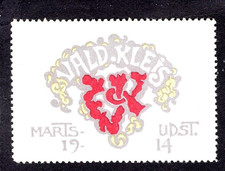 Cinderellas - Poster Stamp - Vald-Kleis 1914 Martsudst - 40x60mm
