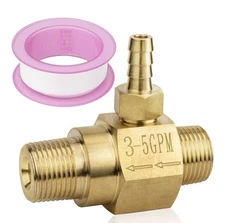 Pressure Washer Chemical Injector 3–5 GPM GP 100775, 45000 PSI, 20% Draw, 3/8 QC