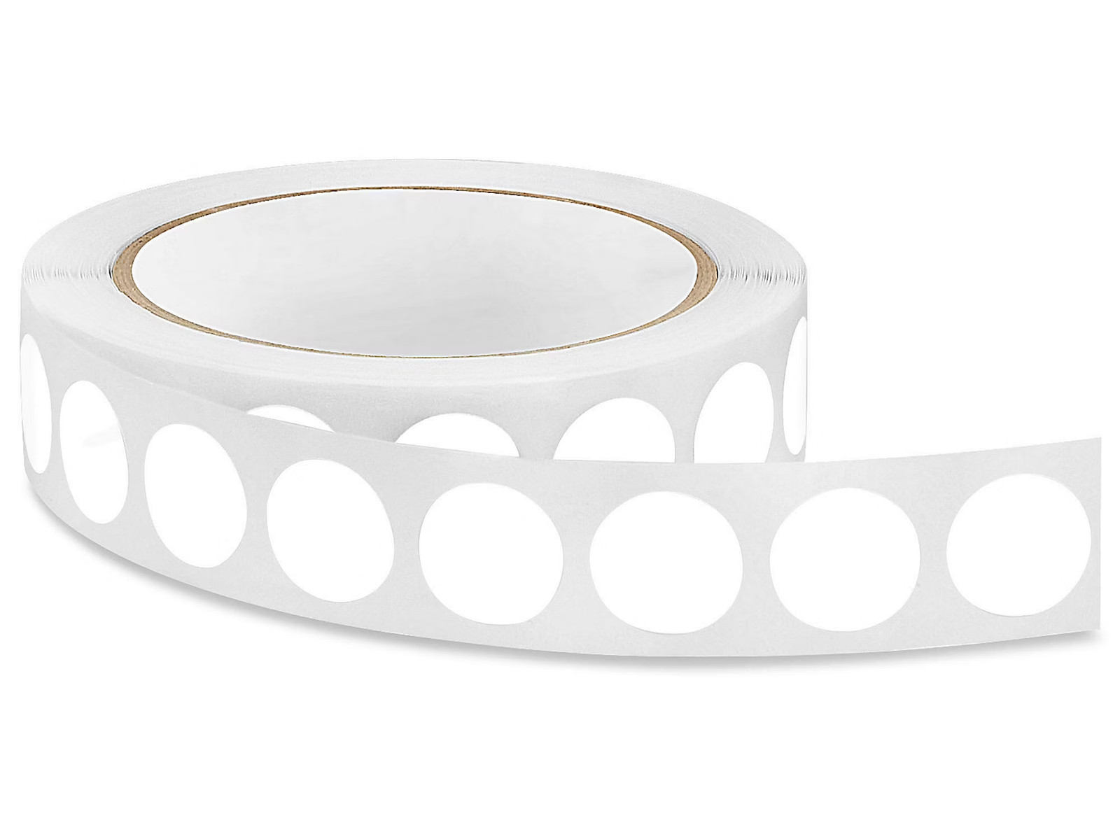 Pack of 1000 Removable Adhesive Circle Labels - White 3/4 In
