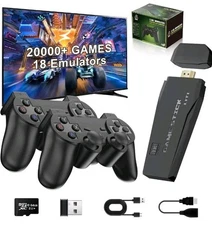 Retro Game Stick,Retro Game Console,Retro Gaming Console,Wireless Retro Game...
